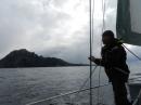 Dave made a ceremony to empty the last of his fathers ashes going around cape horn